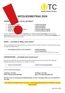 Tenniscamp 2023 - beide Termine restlos ausgebucht